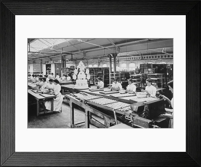 Framed Print : Crumpsall CWS Biscuit Factory in 1908 Framed Print : Crumpsall CWS Biscuit Factory in 1908