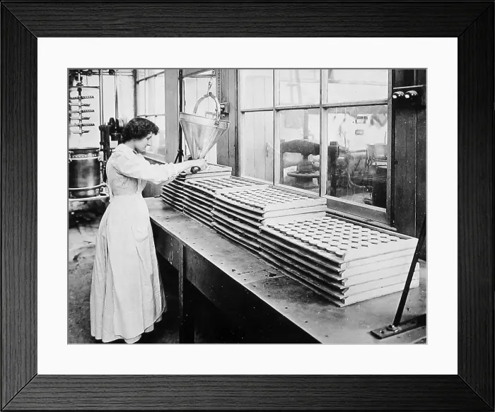 Framed Print : Crumpsall CWS Biscuit Factory in 1908 Framed Print : Crumpsall CWS Biscuit Factory in 1908