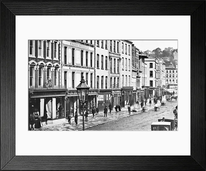 Framed Print : St. Patrick Street Cork Victorian period Framed Print : St. Patrick Street Cork Victorian period