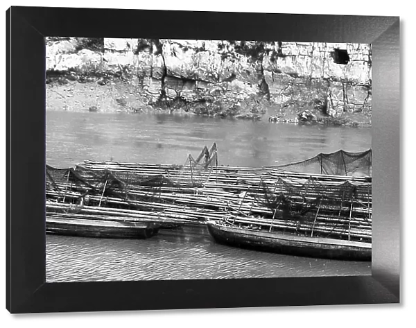 Chepstow salmon fishing boats Victorian period