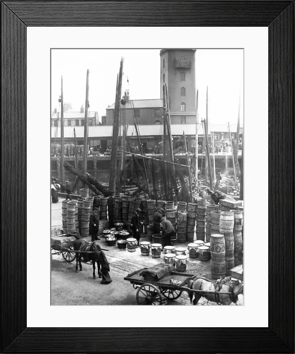Framed Print : North Shields Fish Market early 1900s Framed Print : North Shields Fish Market early 1900s