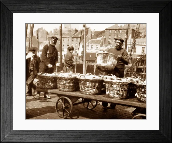 Framed Print : North Shields herring fishing Framed Print : North Shields herring fishing