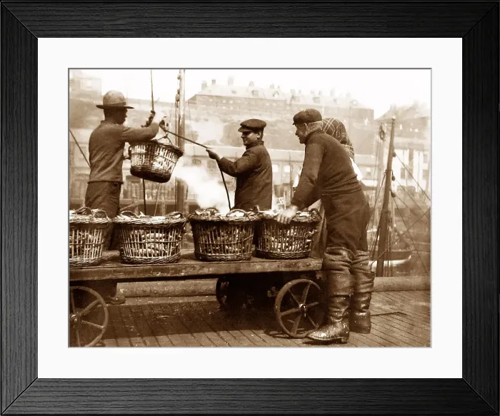 Framed Print : North Shields herring fishing Framed Print : North Shields herring fishing