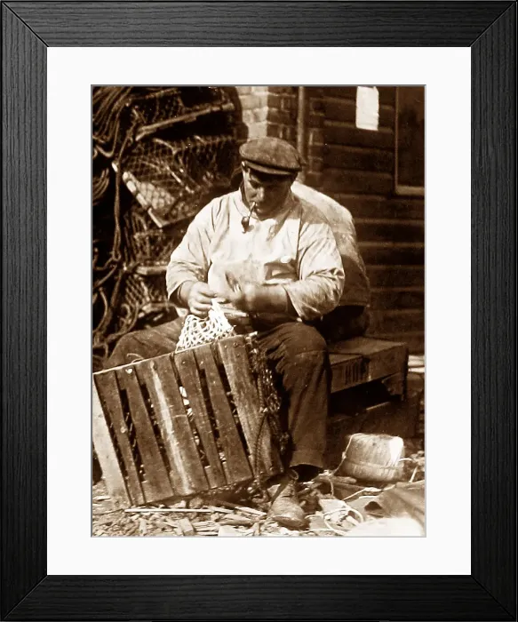 Framed Print : Burnmouth fisherman Framed Print : Burnmouth fisherman