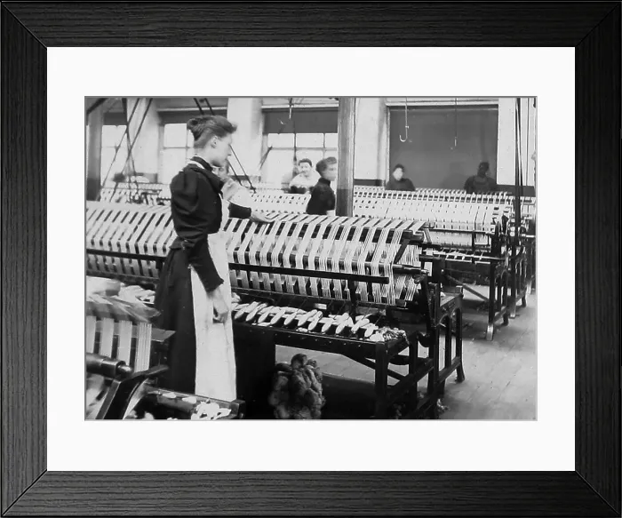 Framed Print : Textile factory Framed Print : Textile factory