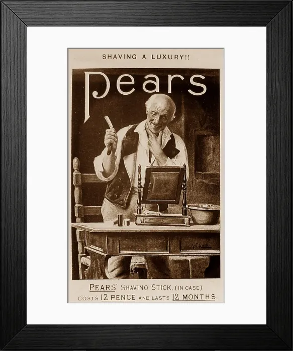 Framed Print : Pears Soap advertisement Framed Print : Pears Soap advertisement