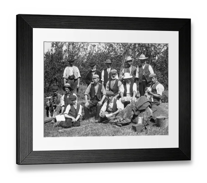 Framed Print : Agricultural workers Victorian period Framed Print : Agricultural workers Victorian period