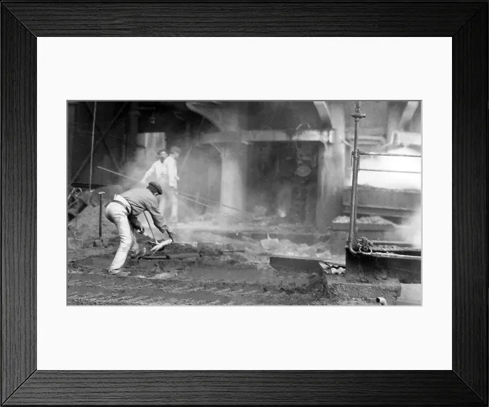 Framed Print : Hunslet Steel Works early 1900s Framed Print : Hunslet Steel Works early 1900s