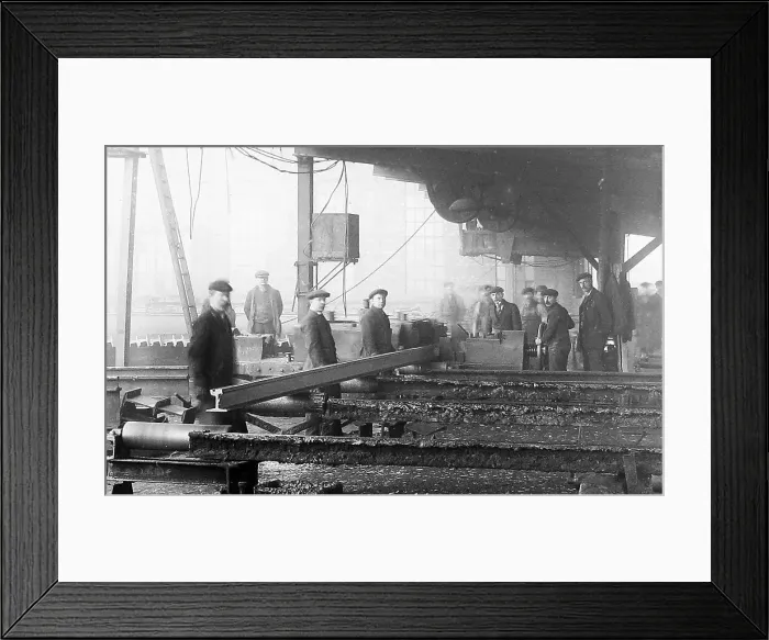 Framed Print : Hunslet Steel Works early 1900s Framed Print : Hunslet Steel Works early 1900s