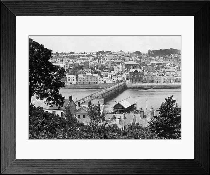 Framed Print : Bideford Devon Victorian period Framed Print : Bideford Devon Victorian period