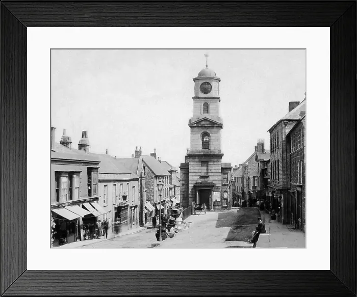 Framed Print : Penryn Cornwall Victorian period Framed Print : Penryn Cornwall Victorian period