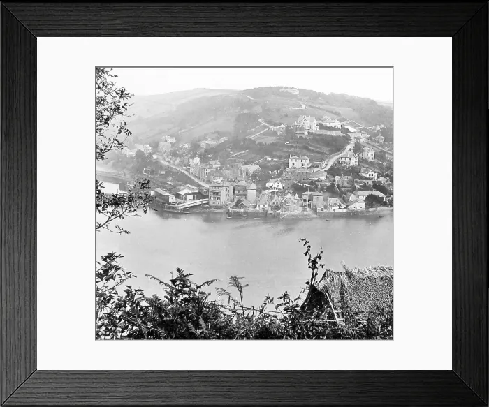 Framed Print : Kingswear Devon Victorian period Framed Print : Kingswear Devon Victorian period