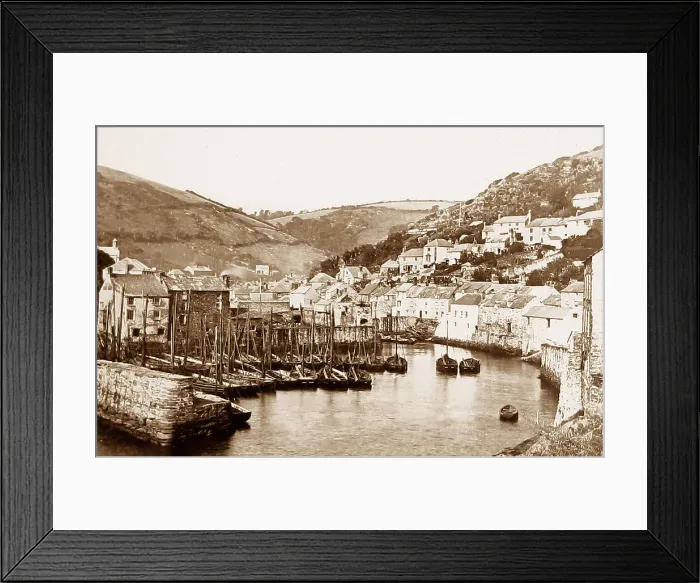 Framed Print : Polperro Harbour Framed Print : Polperro Harbour