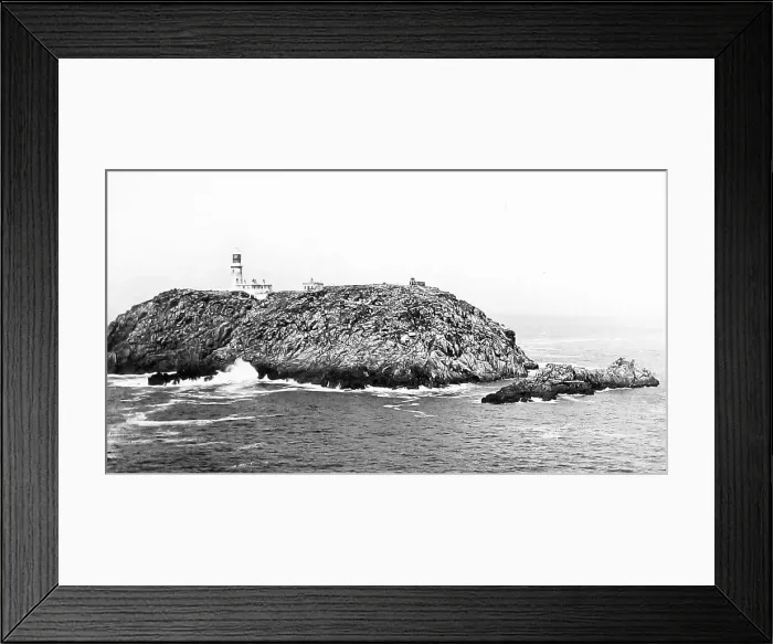 Framed Print : Round Island Isles of Scilly Victorian period Framed Print : Round Island Isles of Scilly Victorian period