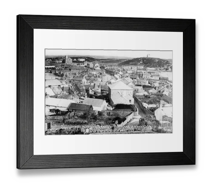 Framed Print : Hugh Town Isles of Scilly Victorian period Framed Print : Hugh Town Isles of Scilly Victorian period