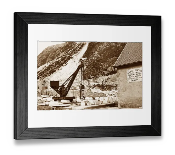 Framed Print : St Beat Marble Quarry Haute-Garonne France Framed Print : St Beat Marble Quarry Haute-Garonne France