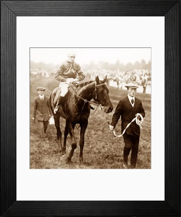 Framed Print : Royal Ascot Gold Cup Winner Bomba in 1909 Framed Print : Royal Ascot Gold Cup Winner Bomba in 1909