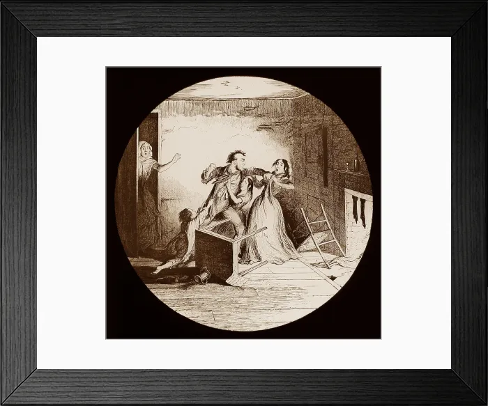 Framed Print : The Bottle - A temperance story written by George Cruikshank Framed Print : The Bottle - A temperance story written by George Cruikshank