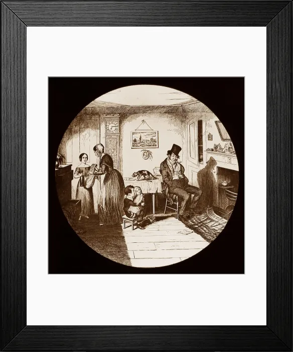Framed Print : The Bottle - A temperance story written by George Cruikshank Framed Print : The Bottle - A temperance story written by George Cruikshank