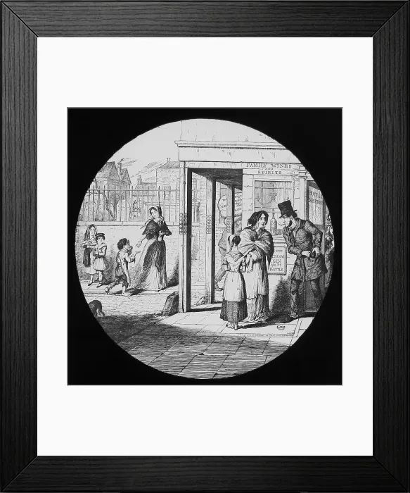 Framed Print : Temperance The bottle 4 Framed Print : Temperance The bottle 4