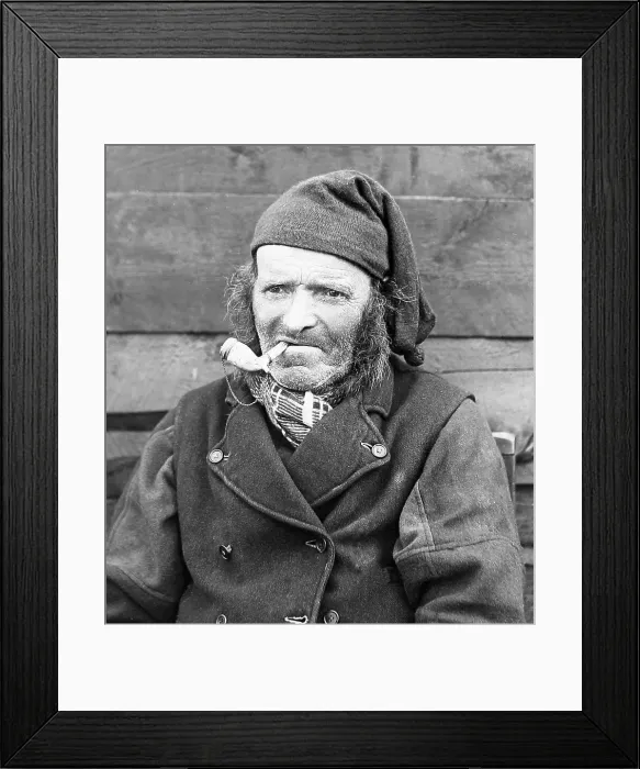 Framed Print : Fisherman Victorian period Framed Print : Fisherman Victorian period