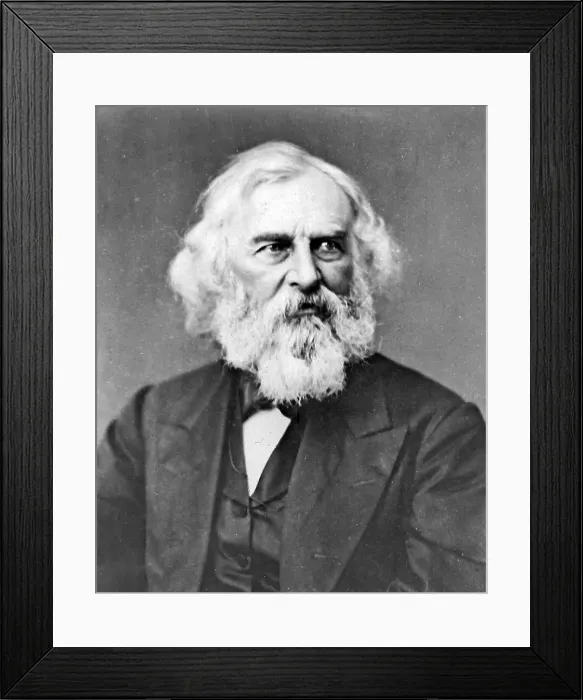 Framed Print : Henry Longfellow Framed Print : Henry Longfellow