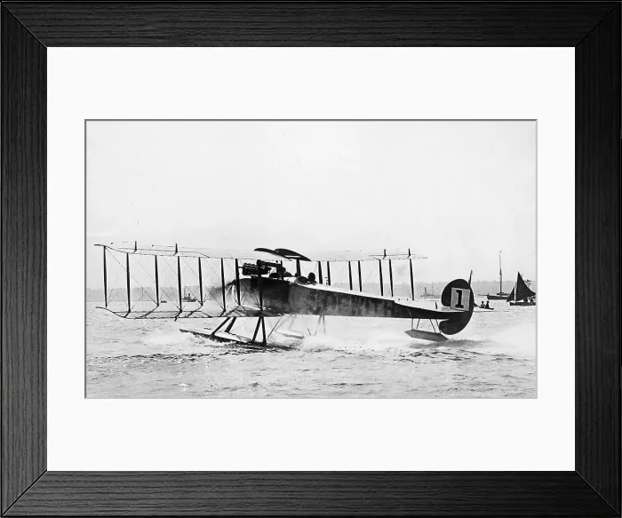 Framed Print : Hydroplane early 1900s Framed Print : Hydroplane early 1900s