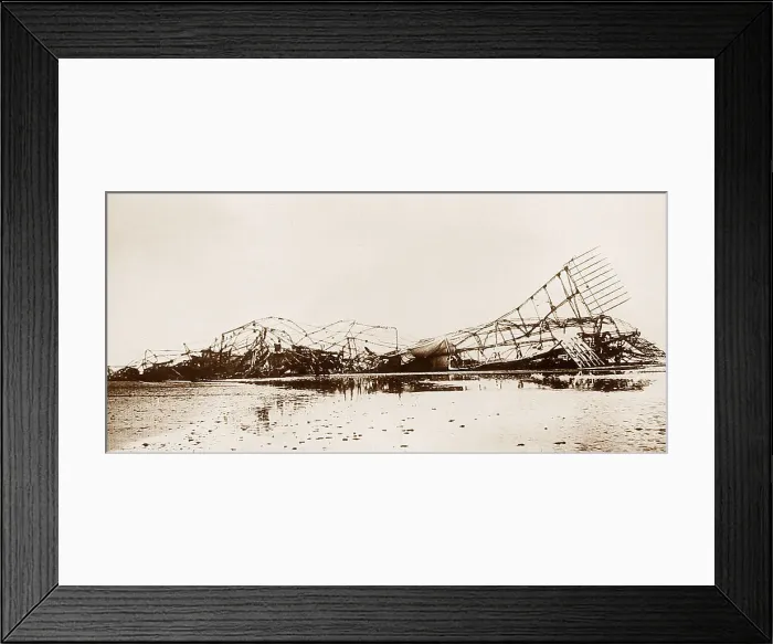 Framed Print : Wreck of Zeppelin L3 in the Faroe Islands Framed Print : Wreck of Zeppelin L3 in the Faroe Islands