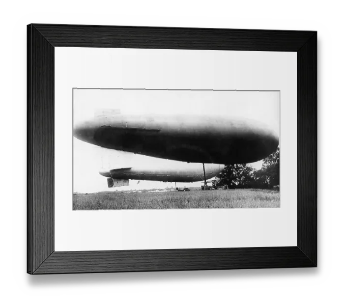 Framed Print : Delta and Gamma Airships Royal Aircraft Company early 1900s Framed Print : Delta and Gamma Airships Royal Aircraft Company early 1900s