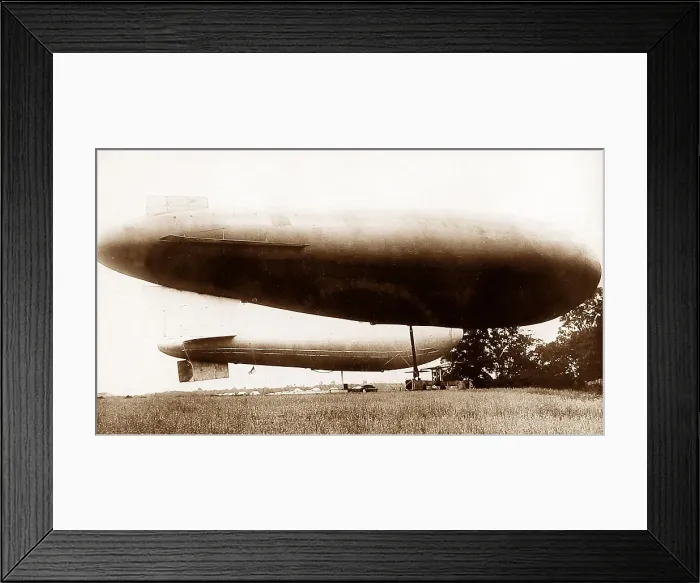 Framed Print : Delta and Gamma airships at the Royal Aircraft Factory Framed Print : Delta and Gamma airships at the Royal Aircraft Factory
