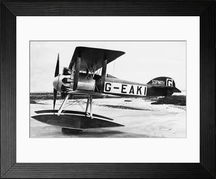 Framed Print : Sopwith biplane Schneider Cup in 1919 Framed Print : Sopwith biplane Schneider Cup in 1919