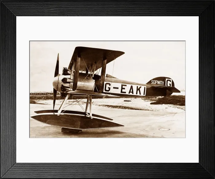 Framed Print : Sopwith aeroplane in the Schneider Cup 1919 Framed Print : Sopwith aeroplane in the Schneider Cup 1919