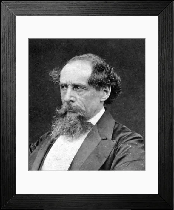 Framed Print : Charles Dickens Framed Print : Charles Dickens