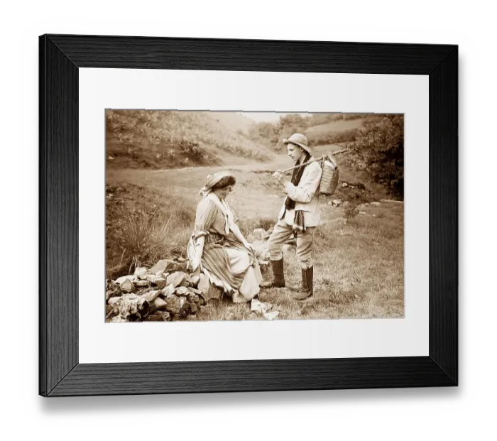 Framed Print : Rural Idyll Victorian period Framed Print : Rural Idyll Victorian period