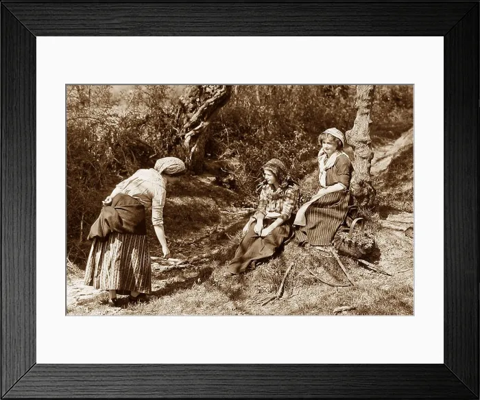 Framed Print : Rural Idyll Victorian period Framed Print : Rural Idyll Victorian period