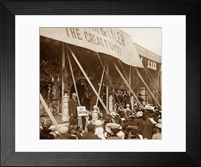Framed Print : Funfair side show Framed Print : Funfair side show