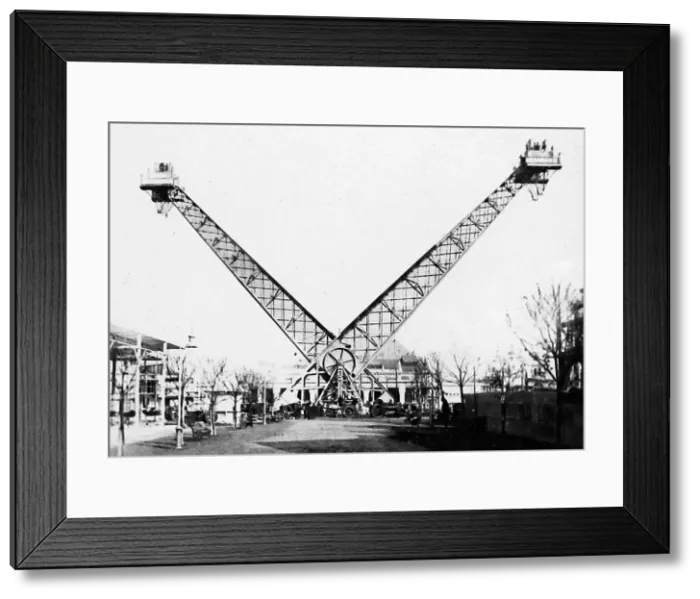 Framed Print : Flip-flap Franco-British Exhibition at the White Framed Print : Flip-flap Franco-British Exhibition at the White