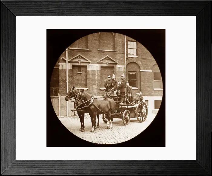 Framed Print : Victorian Fire Engine Framed Print : Victorian Fire Engine