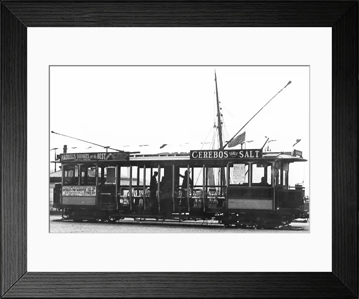 Framed Print : Rothesay Isle of Bute Tram early 1900s Framed Print : Rothesay Isle of Bute Tram early 1900s