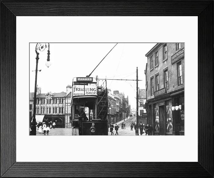 Framed Print : Mansfield Tram early 1900s Framed Print : Mansfield Tram early 1900s