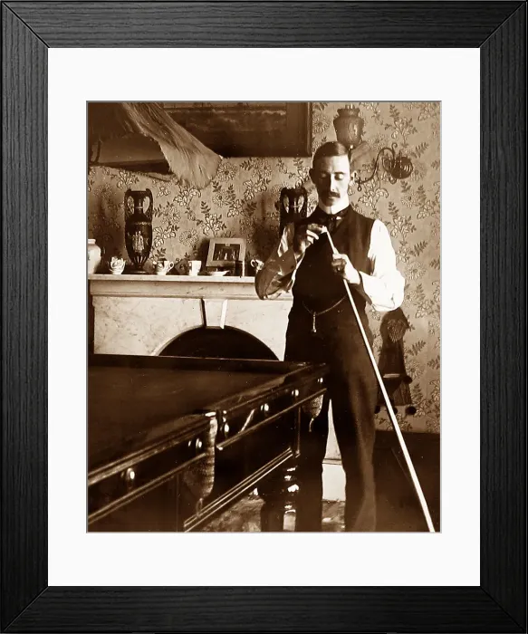 Framed Print : Snooker or billiards player Framed Print : Snooker or billiards player