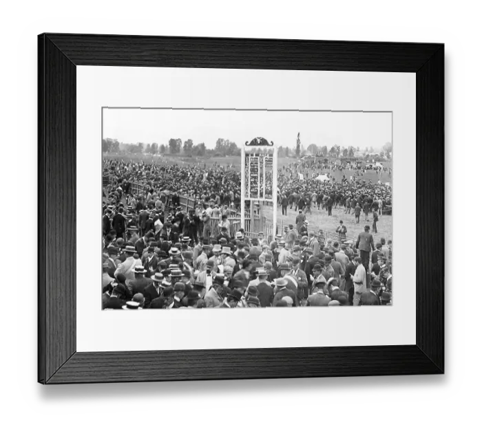 Framed Print : Worcester Racecourse early 1900s Framed Print : Worcester Racecourse early 1900s