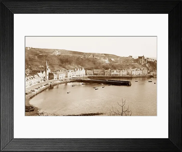 Framed Print : Tobermory Isle of Mull Victorian period Framed Print : Tobermory Isle of Mull Victorian period