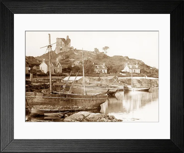 Framed Print : Tarbert Loch Fyne Victorian period Framed Print : Tarbert Loch Fyne Victorian period