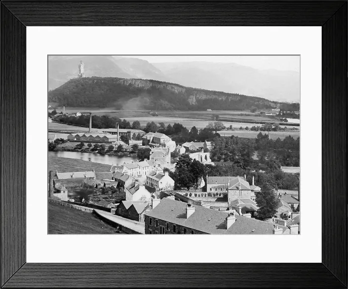 Framed Print : Abbey Craig Victorian period Framed Print : Abbey Craig Victorian period