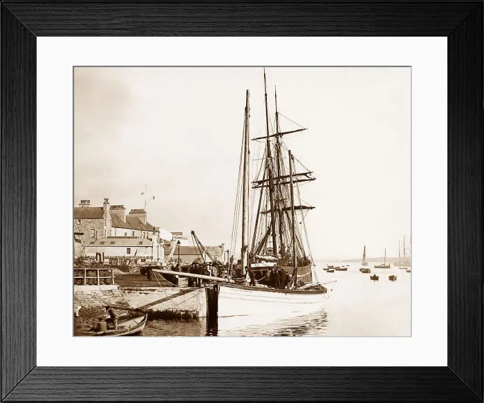 Framed Print : Lerwick Pier, Shetland Framed Print : Lerwick Pier, Shetland