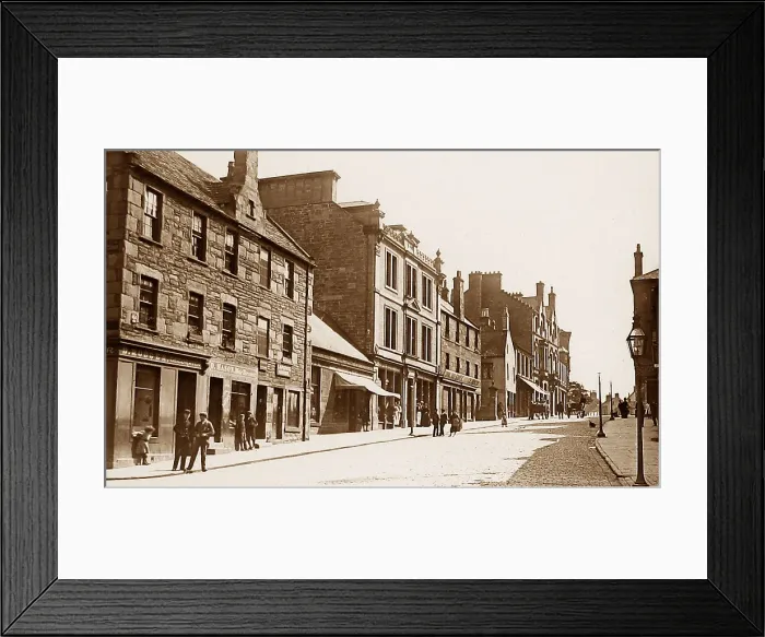 Framed Print : Forfar High Street Victorian period Framed Print : Forfar High Street Victorian period