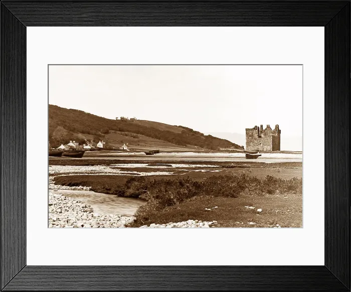Framed Print : Isle of Arran Loch Ranza Victorian period Framed Print : Isle of Arran Loch Ranza Victorian period