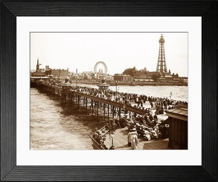 Framed Print : Blackpool from the Pier Framed Print : Blackpool from the Pier