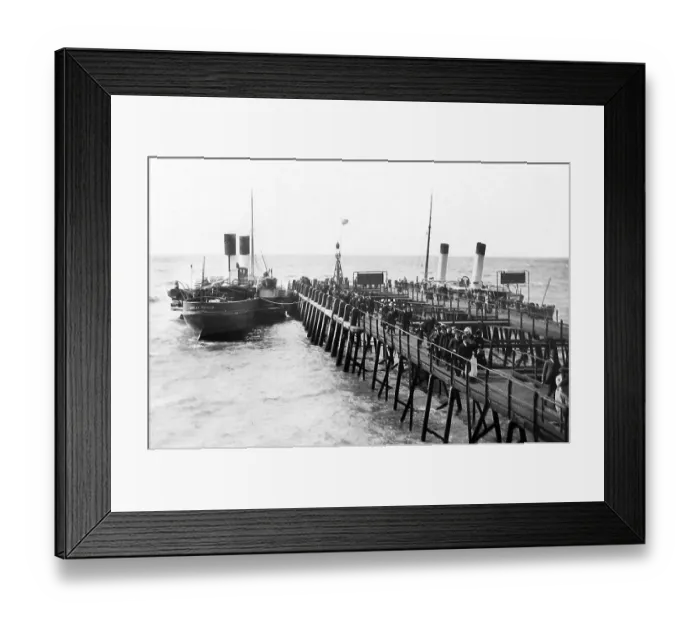 Framed Print : Blackpool North Pier in1890 Framed Print : Blackpool North Pier in1890